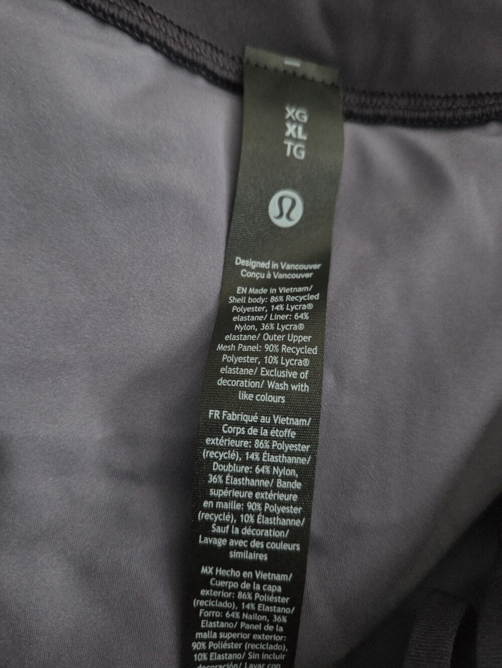 Lululemon Purple Shorts Women's Size XL - Picture 3 of 3